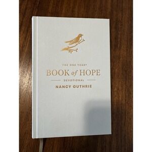 One Year Book of Hope Devotional Nancy Guthrie Hardcover Daily Biblical Comfort